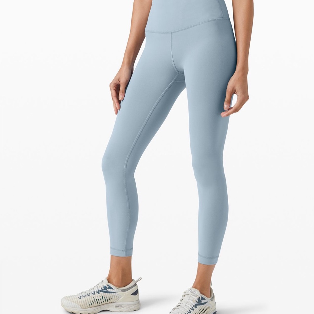 Lululemon Wunder Train High Rise tight 25” Chambray